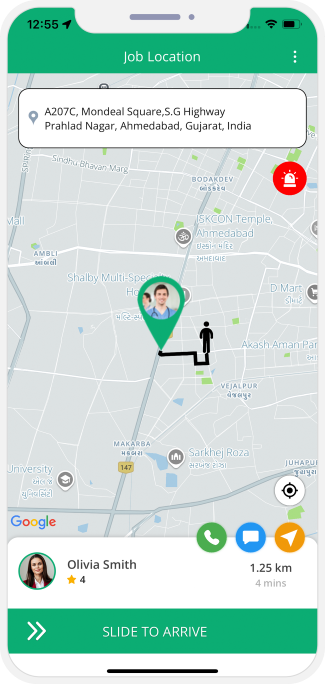 provider manage work location