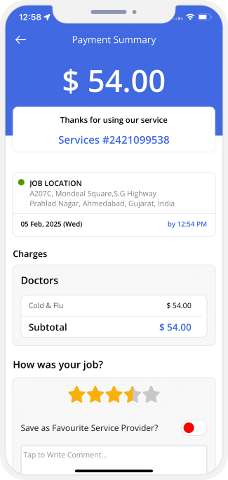 Select booking location