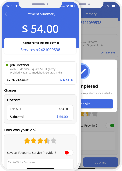Select booking location