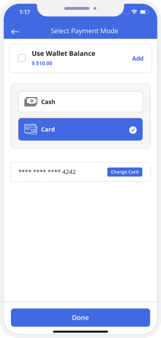 use choose payment method