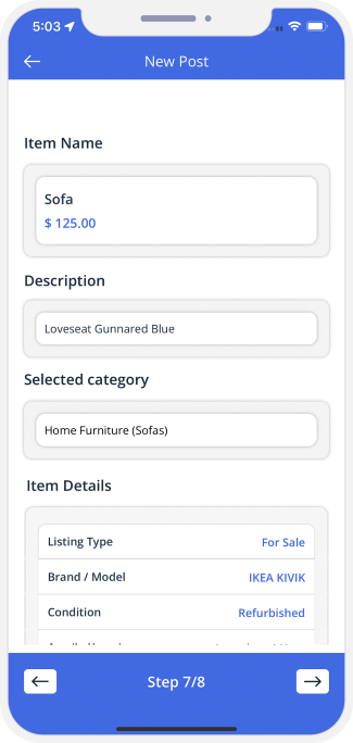 choose service categories