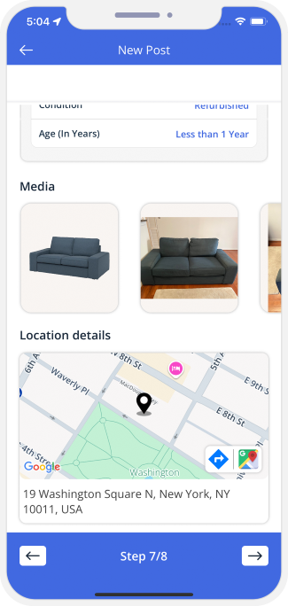 choose service categories