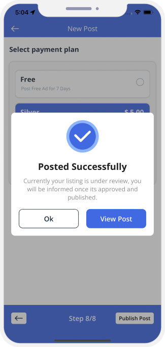 choose service categories