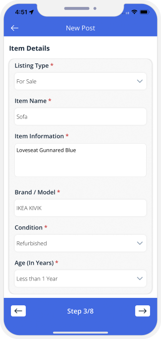 choose service categories
