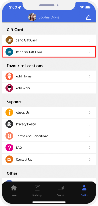 choose service categories
