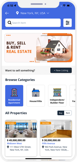 Buy, Sell & Rent Real Estate
