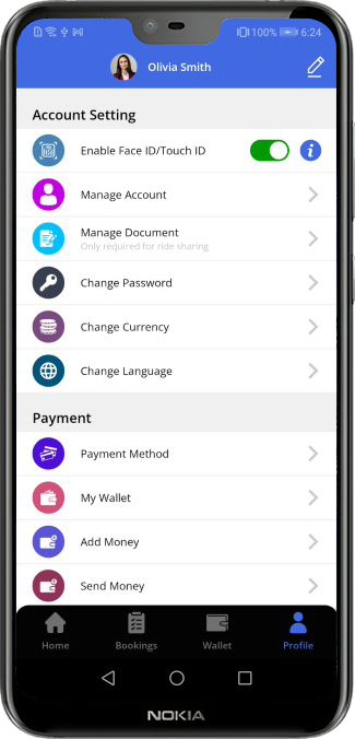 Select booking location