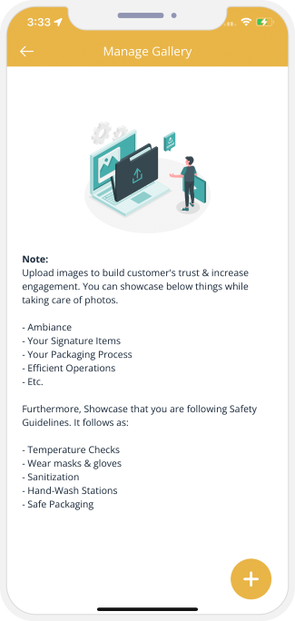 Restaurant Safety Verification Photos
