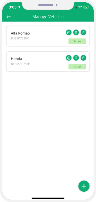 Driver able to manage vehicles from panel