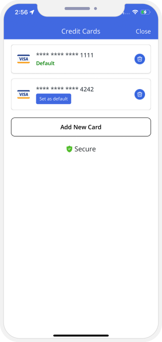 choose service categories