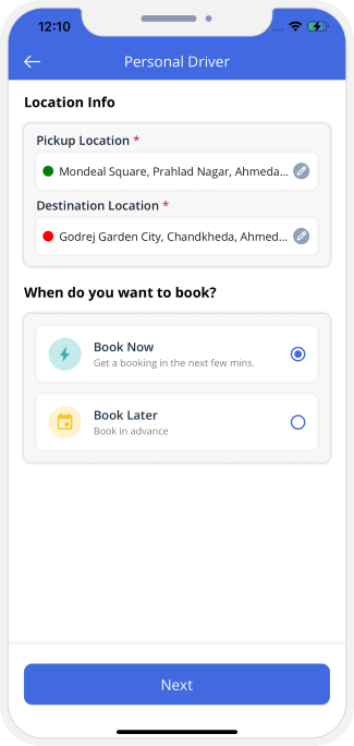 choose service categories