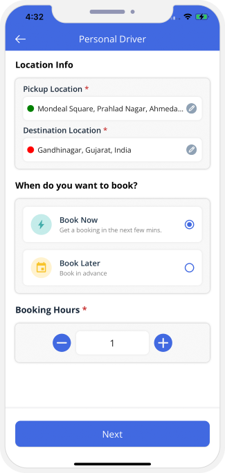 choose service categories