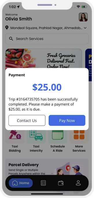 Select booking location