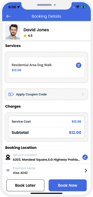 choose service categories