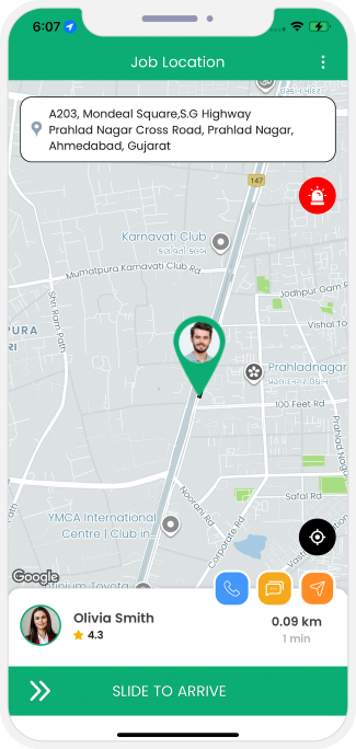 provider manage work location