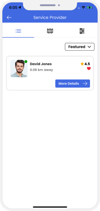 choose service categories
