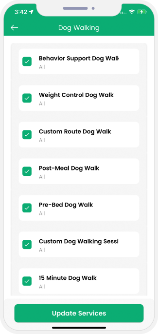 choose sub categories