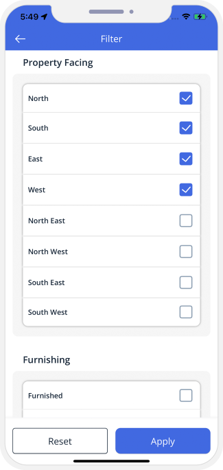 choose service categories