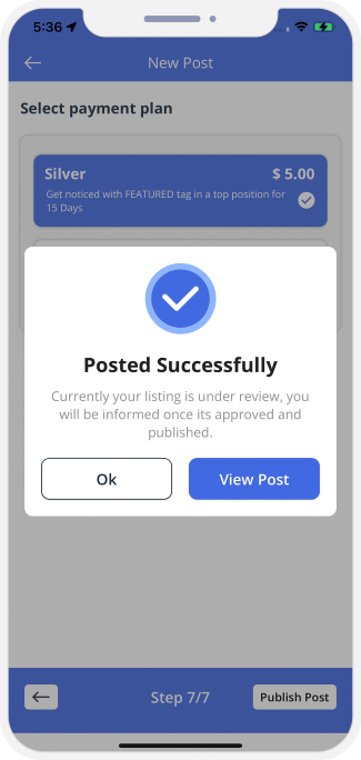 choose service categories