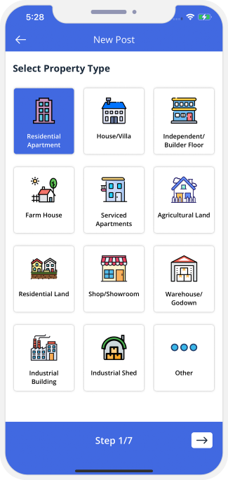 choose service categories