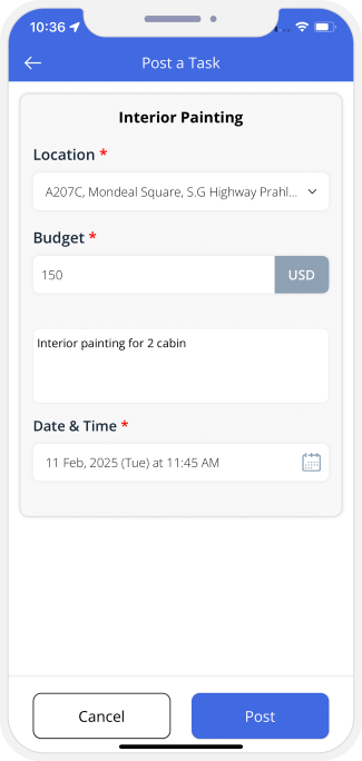 choose service categories