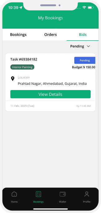 choose service categories