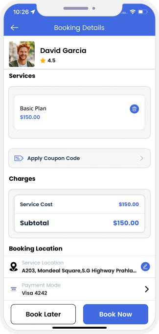 choose service categories