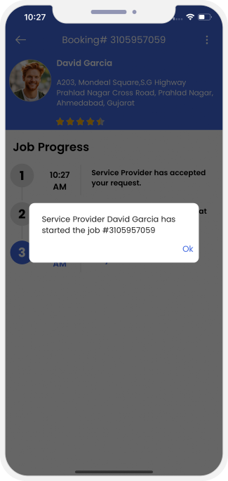 Select booking location