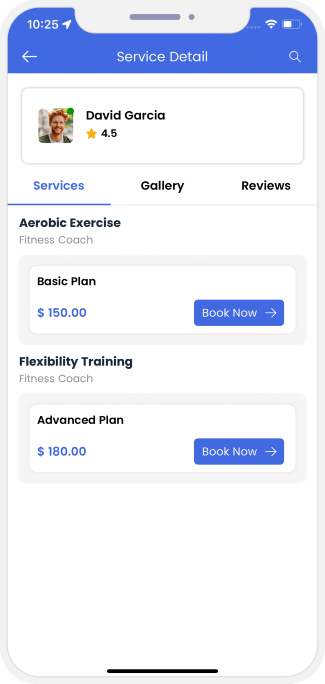 choose service categories