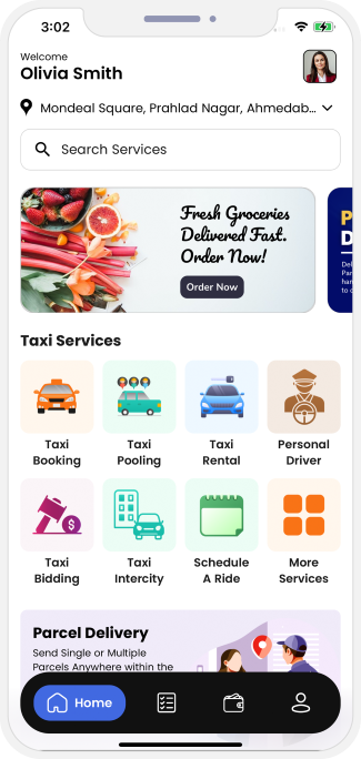 Select booking location