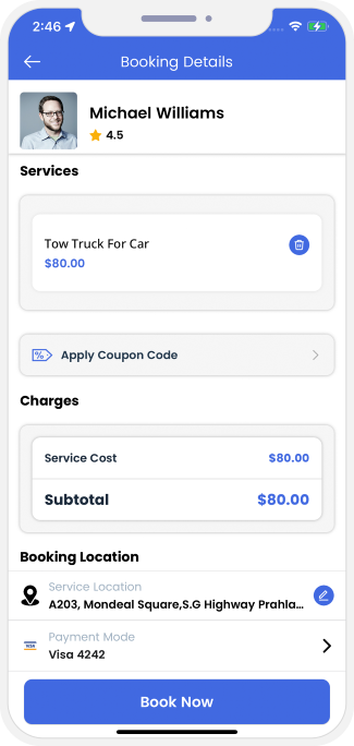 choose service categories