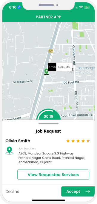 provider manage work location
