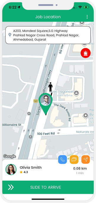 provider manage work location