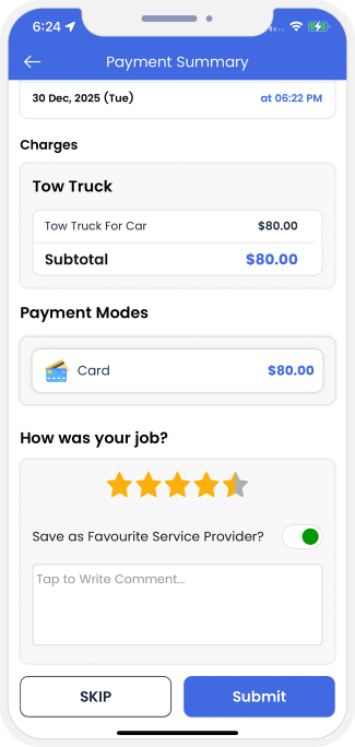 Select booking location