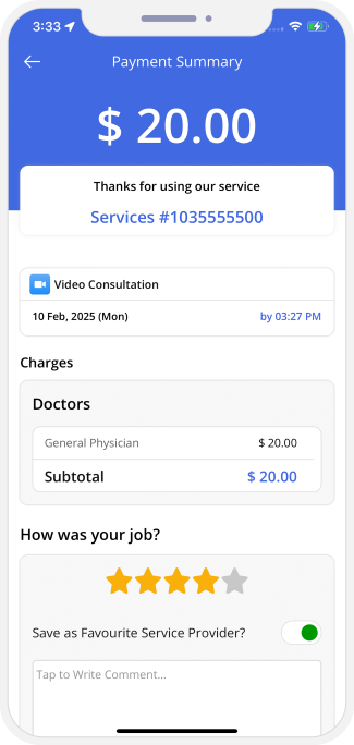 Select booking location