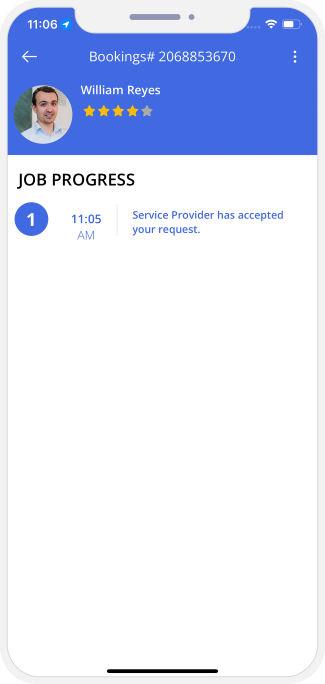 Select booking location