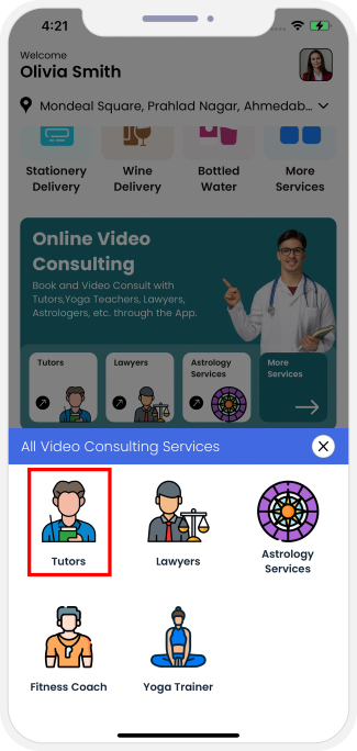 choose sub categories