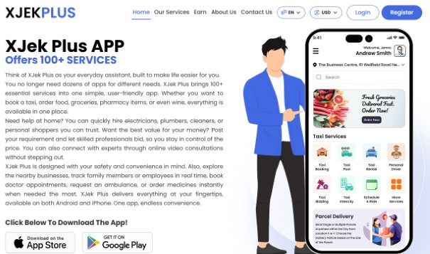 XJekPlus app