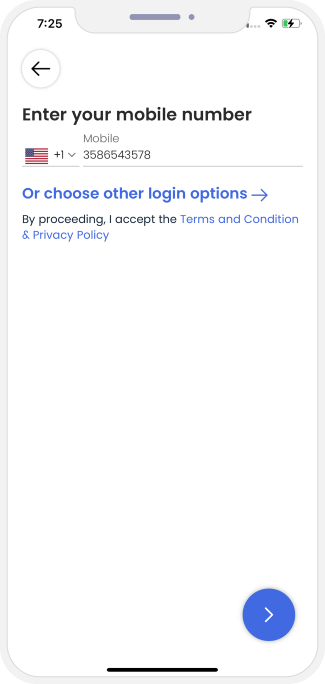 Select booking location