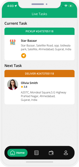 slide to begin job