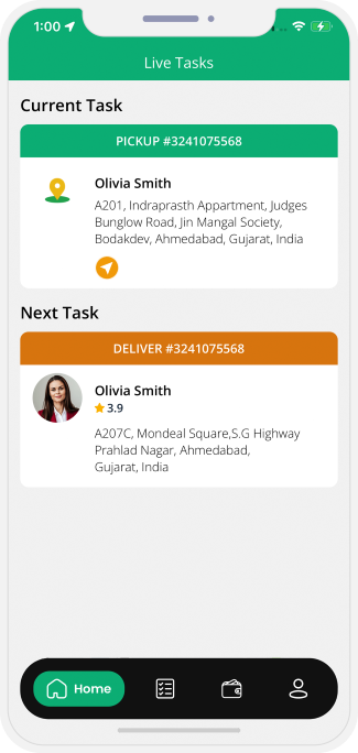 slide to begin job