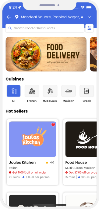 delivery driver pickup order