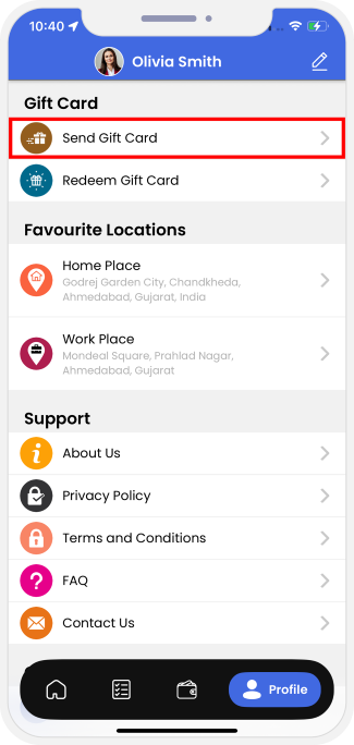 choose service categories