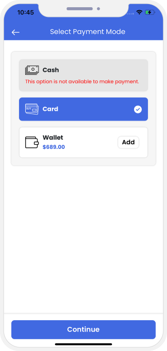 choose service categories