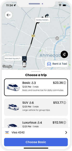 ride booking
