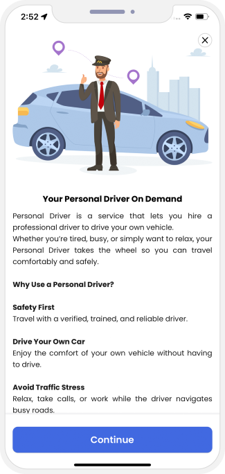choose service categories