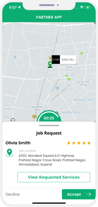 provider manage work location