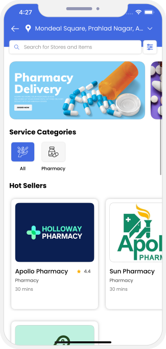 choose service categories