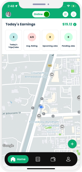 Select booking location