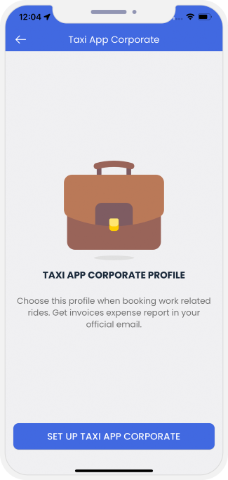 taxi app corporate profile